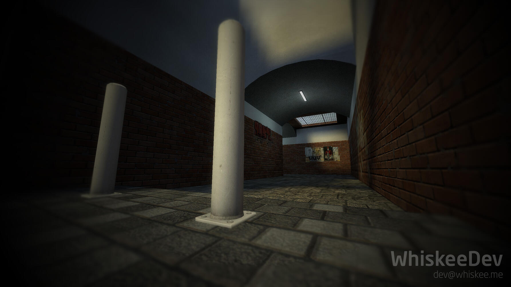 Bollards (spawn to centre)